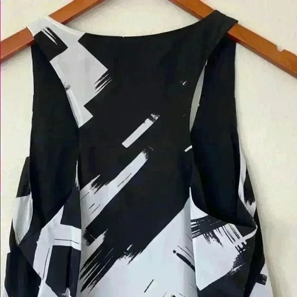 Robert Rodriguez Racer Back Tank Black and White Size 6 - Picture 6 of 6